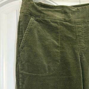 Two pairs of straight leg corduroy pants- size 6